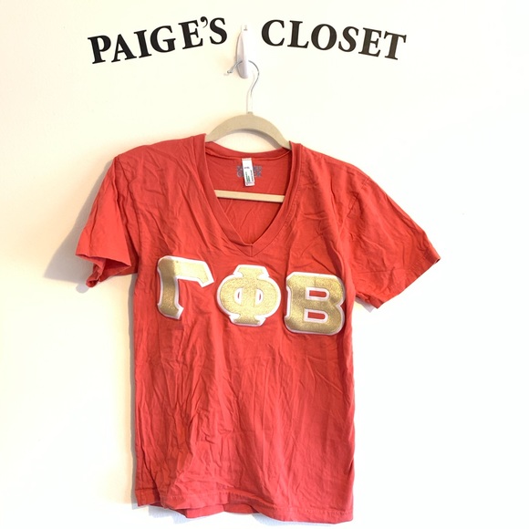 Gamma Phi Beta sorority lettered t-shirt Size Small Gamma Phi Beta sorority lettered t-shirt Size Small